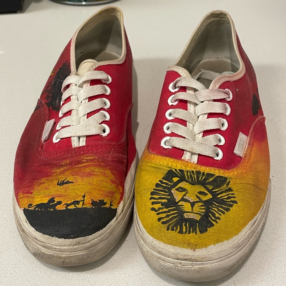 Custom Lion King Vans